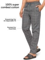 XYXX Mens Cotton Regular Fit Checkered Pyjama | Dual Pockets, Comfortable Lounge Pants for Men - Image 6