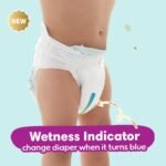 Pampers Active Baby Taped Diapers, Large size diapers, (L) 50 count, taped style custom fit - Image 5