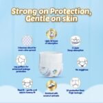 MamyPoko Pants Extra Absorb Baby Diapers, Extra Large (XL size) 12-17 kg 104 Count |Deep Sleep DiapersSoft gentle fit |Deep Absorbent Crisscross skin friendly with coconut oil (52 count, Pack of 2) - Image 6