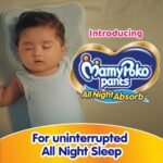 Mamypoko Pants All Night Absorb|Pant Style Baby Diapers Medium Size(M),70 Count,Ideal for 7-12Kgs|1 Diaper= Upto All Night Absorption|Wider Crisscross Sheet|Gentle Coco Care|12hr Leakage Protection - Image 4