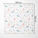 haus & kinder 100% Cotton Muslin Swaddle Wrap for New Born Baby | Pack of 5 (100×100 cm) | Baby Blanket & Swaddles for Newborn | Dream Safari Collection - Image 8