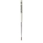 UROPARIS 100 Eyeliner Brush For Makeup | Slim & Sparse-Tipped Brush with Wooden Handle | Synthetic Bristles, Brass Accents - Silver (1 Piece) - Image 3