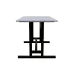 Riyan Luxiwood® Clover Study Table for Home, Office, Desk with Large Storage Space Modern Gaming Desk Study Laptop Table - White - Image 7