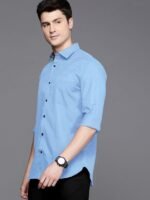 Pinkmint Men's Solid Shirt | Soft Cotton Blend | Casual Shirt | Plain | Full Sleeve - Regular Fit (Combo | Available in Plus Size and Combo Pack of 3) - Image 4