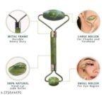 3 Pcs Combo Ice Roller for Face,Ladies Facial Massager Jade Roller & Gua Sha Tool Natural Himalayan Stone for face, 3D Manual Roller Face Body Massager for Men and Women AAD-P056 - Image 2