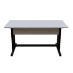 Riyan Luxiwood® Clover Study Table for Home, Office, Desk with Large Storage Space Modern Gaming Desk Study Laptop Table - White - Image 8