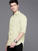 Pinkmint Men's Solid Shirt | Soft Cotton Blend | Casual Shirt | Plain | Full Sleeve - Regular Fit (Combo | Available in Plus Size and Combo Pack of 3) - Image 3