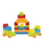 Humming Bird Kid's 80 Pcs Big Mega Sized Blocks Toys Building and Construction Block Set for Children Boys and Girls (Multicolor) (HBT010) - Image 7