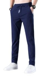 Track Pants for Mens || Joggers for Mens || Men's Sports Regular Fit Polyester Track Pant with Two Side Zipper Pockets (4L20 Pack of 2) - Image 5