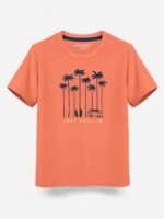 HELLCAT Boys Round Neck Printed Blended Cotton Tshirt -Combo Pack of 2 - Orange/Blue - Image 7