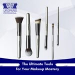 UROPARIS 100 Eyeliner Brush For Makeup | Slim & Sparse-Tipped Brush with Wooden Handle | Synthetic Bristles, Brass Accents - Silver (1 Piece) - Image 5