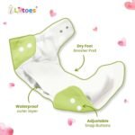 Liltoes Aio Baby Cloth Diapers 0 To 3 Years | Side Leakage Proof Washable Reusable Diaper For New Born Baby (Pack Of 4-No Inserts Included) - Image 2