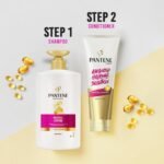 Pantene Hair Fall Control Shampoo for Weak, Dry and Frizzy Hair, With Pro V + Vitamin B, 1 Ltr - Image 6