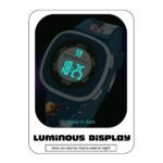 SPIKY Digital Sports Watch for Kids | Multifunctional, Luminous Display, Alarm | Water Resistant & Printed Silicone Strap | Best Birthday Gift Wrist Watches for Girls & Boys | Age 2-14 yrs - Image 2