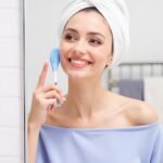 Glam21 Multipurpose Silicone Brush | 2in1 Soft Double-sided Deep Cleansing & Skin Massaging | Micro Scrubber to Face, Nose & Lips for Pore Cleansing, Removing Blackhead - Image 3