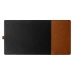 DailyObjects Turf 2.0 Desk Mat | Super Smooth Felt for Home,Office and Gaming | 85 * 45cm | Vegan Leather | Work from Home Solution for Laptop Keyboard and Mouse | Anti Slip Water Resistant | Grey-Tan - Image 3