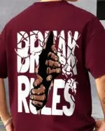 AUSK Baggy Hip-Hop T-Shirt for Men - Graphic Printed T Shirts || Oversized Men Tshirt || T-Shirts - Image 5