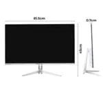 Zebronics 27 Inch FHD Gaming Monitor, 240Hz Refresh Rate, 1ms MPRT, Anti-Glare Display, 250 Nits, 16.7M Colors, Built-in Speakers, HDMI, DP, Bezel-Less Design, Speakers, Wall Mountable (EA27) - Image 8