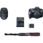 Canon EOS Rebel T7 DSLR Camera with 18-55mm Lens Bundled with 64GB Memory Card + Camera Bag + 58mm UV Filter + Microfiber Cleaning Cloth (5 Items) - Image 6