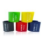 QUXIS Resistance Bands Set for Men and Women, Pack of 5 Different Levels Elastic Band for Home Gym Long Exercise Workout – Great Fitness Equipment for Training, Yoga – Free Carrying Bag - Image 7