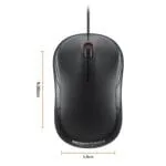 amazon basics Wired USB Mouse, 3-Button, 1000 DPI Optical Sensor, Plug & Play, for Windows/Mac - Image 6