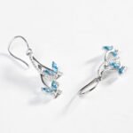 Clara 925 Silver Butterfly Pendant Earring Chain Bracelet Ring for Women - Image 3