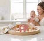 Nubokind Silicone Baby Teether Ring Set | BIS Certified Multi-Textured Soft Chew Toy for Newborn | for 3, 6, 9, 12 Months + BPA Free Teether | Molar Relief Easy Grip | Safe Made in India | Pack of 2 - Image 4