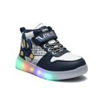 HOOH Kids Unisex LED Light Sneakers, High Top Athletic Shoes with Lights Comfortable Fashion Shoes for 12 Montjhs to 8 Years of Baby Boys and Girls - Image 2