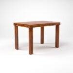 VK Furniture Sheesham Solid Wood 4 Seater Dining Table Set of Four with 4 Print Cushion Chairs for Dinner Hall Kitchen Living Room Home Office Restaurant |L45 X W30 X H30|Honey Natural Finish - Image 7