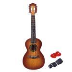 Rk Toys New 23" 4 String Decor Guitar Children's Musical Instrument Educational Toy Small Guitar for Beginners Kids Child (Colour May Vary) ( Multicolour ) - Image 2