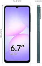 Samsung Galaxy A07 LTE (Green, 4GB RAM, 64GB Storage) | 50MP Dual Camera | 6.7 Inch HD+ Display | 90Hz Refresh Rate | MediaTek Helio G99 (6nm) | IP54 | 6 Gen OS Upgrade and Security Update - Image 5
