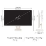 LG 27U511SA 68.58 cm (27 Inch) Full HD (1920x1080) IPS Smart Monitor with webOS, 100Hz, Wi-Fi, Bluetooth, Miracast, AirPlay2, Speakers, HDMI, USB-A, Slim Stand, 3-Side Virtually Borderless, (White) - Image 4
