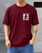 AUSK Baggy Hip-Hop T-Shirt for Men - Graphic Printed T Shirts || Oversized Men Tshirt || T-Shirts - Image 3