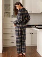 PABROS Night Suit for Women with Full Sleeve Button-Down Top with Pant Dress for Woman,Night Dress for Woman, Two-Piece Loungewear Set - Image 3