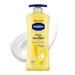 Vaseline Deep Moisture Body Lotion with Ceramide Hyaluron Fillers | 10X More Moisture for Cushion Soft Glowing Skin | For Dry Skin | Lightweight Non-Sticky Formula | 600ml - Image 3