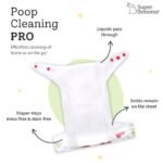superbottoms Disposable Easy Clean Top Sheets l Diaper Liners l Easy To Dispose l Compatible With Cloth Diaper, Langot & Padded Underwear l Hypoallergenic, Skin-Friendly l Pack of 100 - Image 3