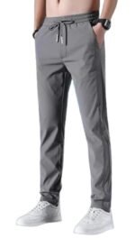 Track Pants for Mens || Joggers for Mens || Men's Sports Regular Fit Polyester Track Pant with Two Side Zipper Pockets (4L20 Pack of 2) - Image 2