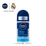 NIVEA MEN Fresh Active 50ml Deo Underarm Roll On | With Fresh Ocean Extracts Scent| 72 H Freshness| 0% Alcohol | Dermatologically Approved & Paraben Free Formula - Image 2