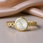 Titan Karishma Analog Champagne Dial Women's Watch -NM2598YM01 / NL2598YM01 - Image 2