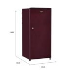 Whirlpool 184 L 2 Star Direct-Cool Single Door Refrigerator (205 WDE CLS 2S SHERRY WINE-Y, Red, 2026 Model) - Image 2