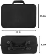 PSS Storage Bag, Hard Travel Carrying Case, Waterproof with Both Side Compartments Travel Accessories Compatible with PlayStation 5 Slim Disk/ Digital Edition Console Case - Image 6