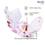 Superbottoms Basic Leakage-proof advanced cloth diapers for babies, High Absorbent 100% cotton 7 reusable diaper and 7 insert pad Combo Pack washable cloth diaper 3M -3Years Adjustable, Reduces Rash - Image 6
