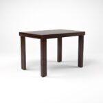 VK Furniture Sheesham Solid Wood 4 Seater Dining Table Set of Four with 4 Print Cushion Chairs for Dinner Hall Kitchen Living Room Home Office Restaurant |L45 X W30 X H30|Walnut - Image 8