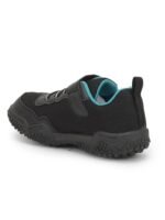 Liberty Lucy & Luke Black & Grey Casual Shoes for Kids - Knit-Mesh Slip-On - Image 4