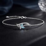 Clara 925 Silver Butterfly Pendant Earring Chain Bracelet Ring for Women - Image 2