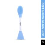 Glam21 Multipurpose Silicone Brush | 2in1 Soft Double-sided Deep Cleansing & Skin Massaging | Micro Scrubber to Face, Nose & Lips for Pore Cleansing, Removing Blackhead - Image 8