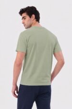 Van Heusen Men’s Crew Neck T-Shirt – Soft & Breathable Cotton | Regular Fit | Comfortable Everyday Casual Wear | Short Sleeves | Summer Favorite |Solid Colors | Style 60052|Available in Pack of 1 & 2 - Image 3