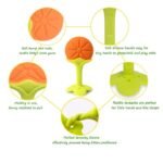 BabyGo Teething Baby Chew Toys | BPA-Free Soft Silicone Teether for Babies 6-12 Months | Natural Organic Freezer-Safe Teething Toy for Toddlers | Gum Pain Relief Teether Set (4 Pack) - Image 4
