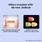 JioBook 11 with Lifetime Office | Android 4G Laptop Mediatek 8788 (JioOS) | Octa-core | 4GB RAM | 64 eMMC Storage | Thin and Light Laptop (11.6 inch, 990 Grams) | Dual Band WiFi + SIM | Blue - Image 6
