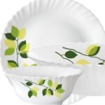 Larah by Borosil 35 Pieces Opalware Dinner Set for Family of 6 - Image 4